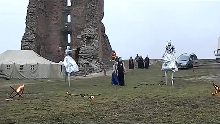 "Огненная феерия " на замке. Дожинки 2012.