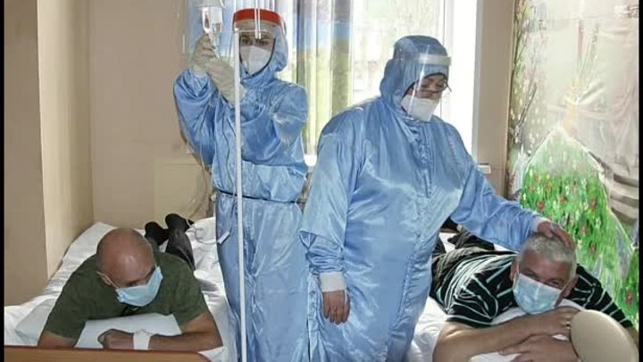 Работа медицинских сестер Луховицкой ЦРБ в условиях COVID-19