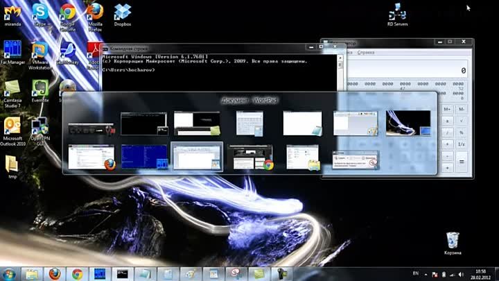 Горячие клавиши Windows 7. Секреты управления окнами. - YouTube