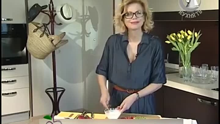 Рецепт- Диетический фруктовый торт за 2 минуты