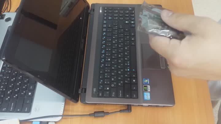 Прошивка BIOS ASUS K53SV программатором CH341A