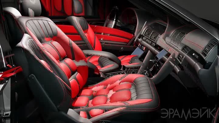 Mercedes-Benz Eramake W140 тюнинг, перетяжка салона  interior tuning