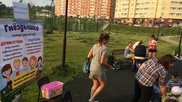Совместный мастер-класс Гнёздышка с Развивайкой на Бережке 24/07/2016