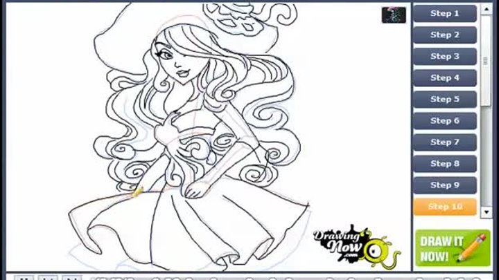 How to draw Vandala Doubloons from Monster High