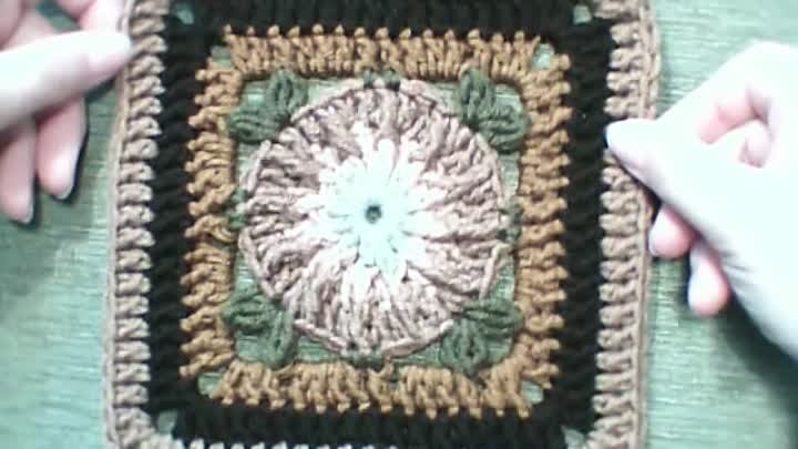 Бабушкин квадрат. Мотив Джек. Вяжем вместе в on-line. Granny square