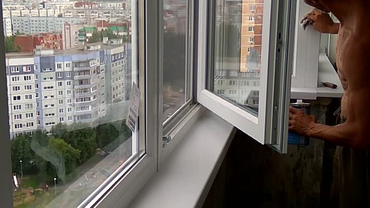 Балкон ПВХ в Ташкенте 16 этаж