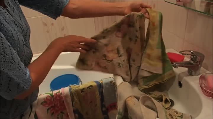 Супер! Как отбелить кухонные полотенца. Простой и эффективный метод.