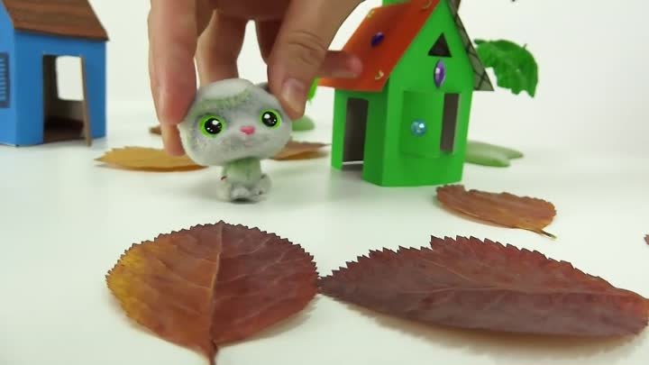 Осенние поделки! Дерево с листочками для Тоси! Детское творчество