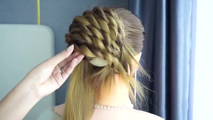 Easy French Roll Hairstyle Step By Step  French Bun Hairstyles For New Year 2020