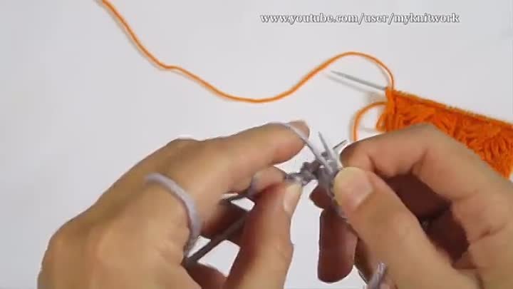 Tutorial. Узор Турецкая коса спицами. Turkish cable pattern knitting.