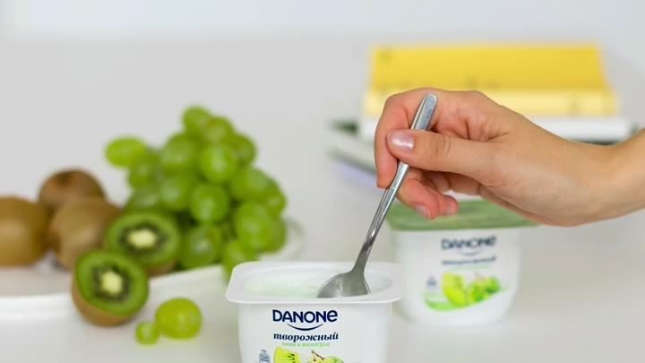 Нежный творожок Danone!