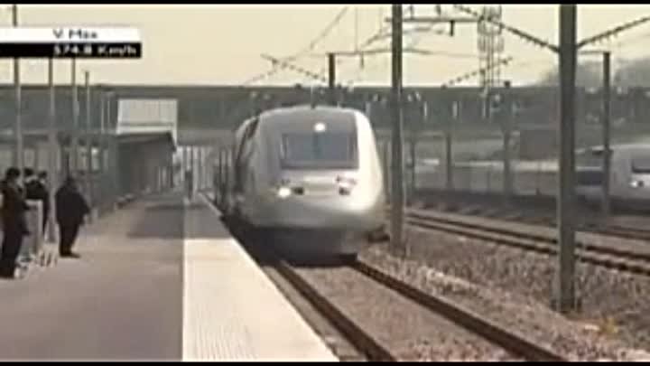 Самый быстрый поезд в мире 574 км_ч [ok.ru/smartboy93]
