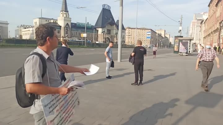 Полиция Казанского  вокзала не довольна НОДОВЦАМИ 31.08.2021г.