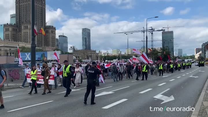 акция солидарности в Варшаве