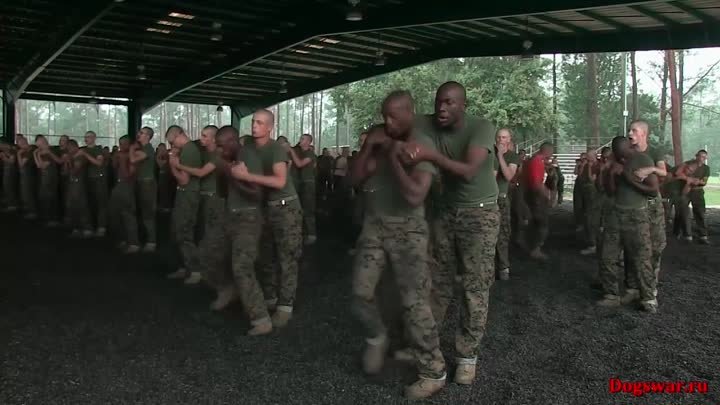 Тренинг по рукопашному бою в морской пехоте США