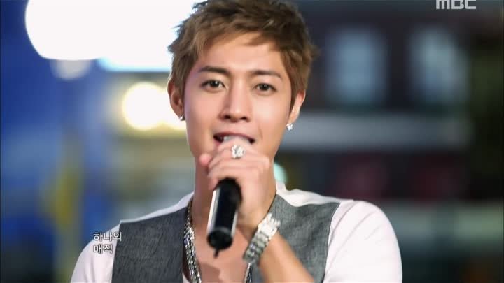 Kim Hyun Joong - Kiss Kiss, 김현중 - 키스 키스, Music Core 20110716