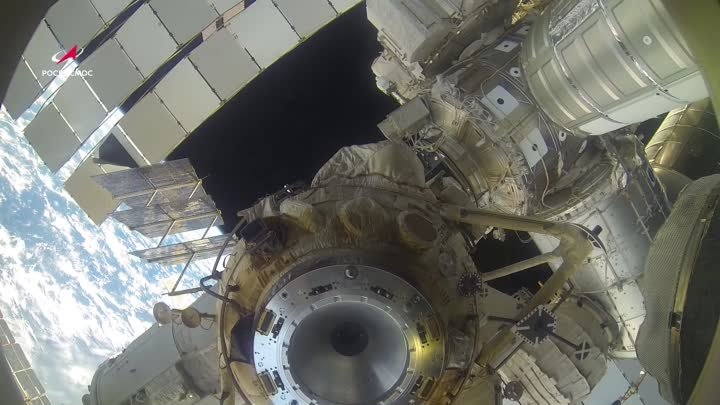 Перестыковка корабля «Союз МС-18» с модуля «Рассвет» на «Наука»