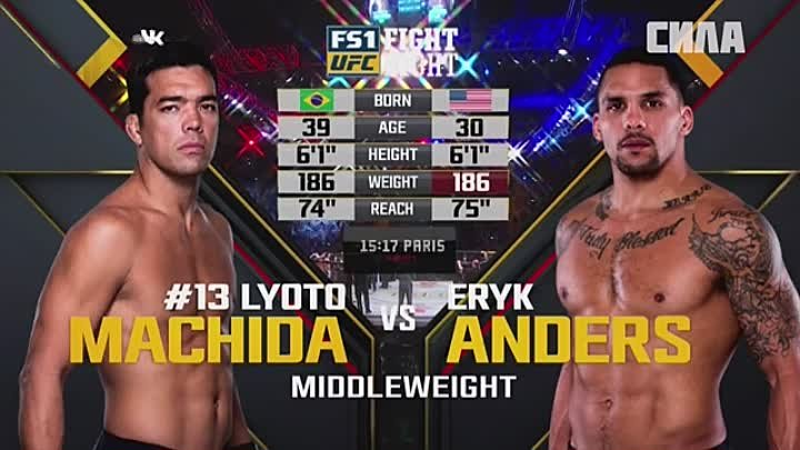 UFC Fight Night 125: Мачида vs. Anders – Online Video