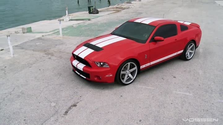 Ford Mustang Shelby GT500 on 20' Vossen VVS-CV3 Concave Wheels - ...