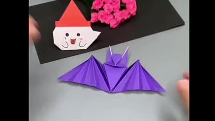 Летучие мышки-оригами!