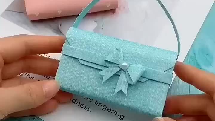 Сумочка в технике оригами