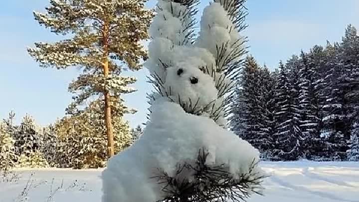 СМЕШНЫЕ СНЕГОВИКИ.