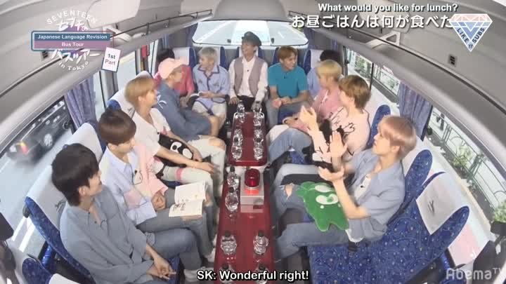[Engsub] 181020 Seventeen Language Bus Tour in Tokyo EP1  by Like17Subs