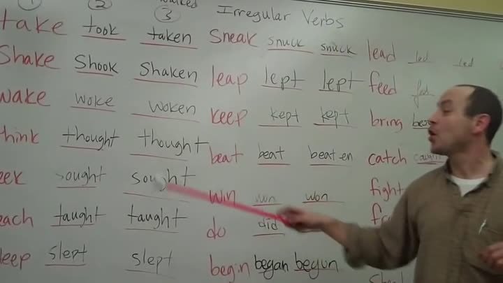 Learn English ESL Irregular Verbs Grammar Rap Song with Fluency MC