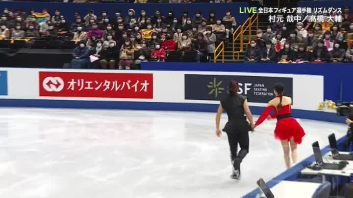 Kana MURAMOTO Daisuke TAKAHASHI Rhythm Dance 2021 Japan Figure Skating Championships