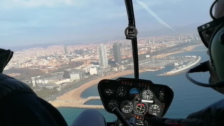 Полеты на вертолете в Барселоне