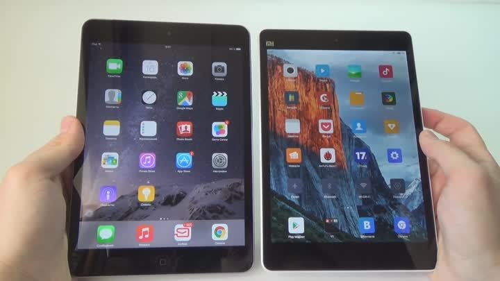 Xiaomi MiPad vs. iPad Mini Retina - большое сравнение конкурентов.