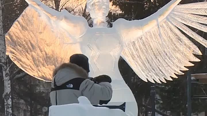 Уникальные ледовые скульптуры украсят Томск