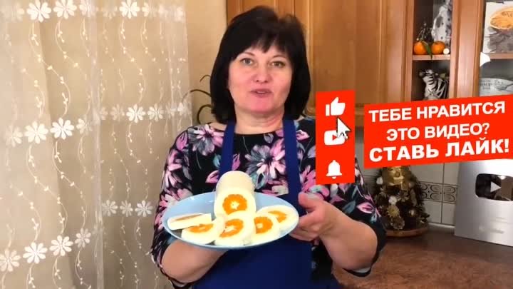 Десерт на Новый год _Мандарины в СНЕГУ_ без Выпечки. Понравится взро ...