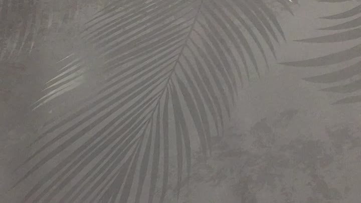 Видеоотчет с производства обоев : пальмовые ветки