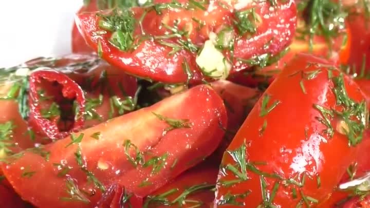 Помидоры по - корейски за минуту. Tomatoes in Korean for a minute