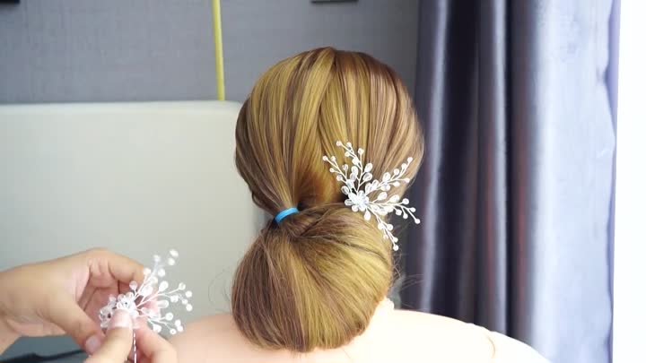 New Hairstyles For Wedding  Latest Bun Hairstyle For Wedding And Party  Wedding Guest Hairstyles