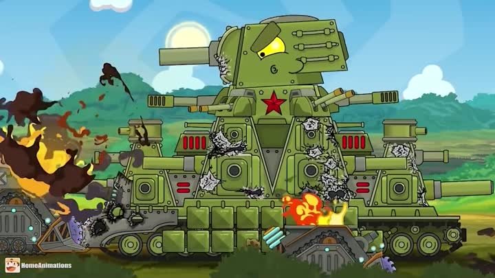 ВСЕ КЛИПЫ _ КВ-44М vs Левиафан vs КВ-6  - Мультики про танки