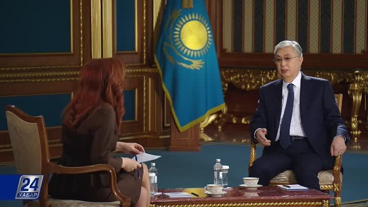 Эксклюзивное интервью Президента Республики Казахстан Касым-Жомарта  ...