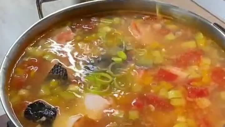 Рыбный суп с овощами!