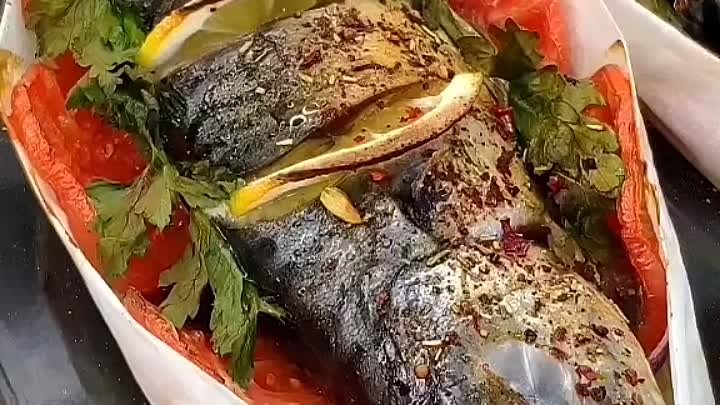 Вкуснейшая скумбрия в духовке👍💯👌