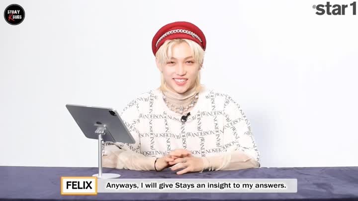 [ENG SUB] 211105 Felix's Interview with @star1 Magazine