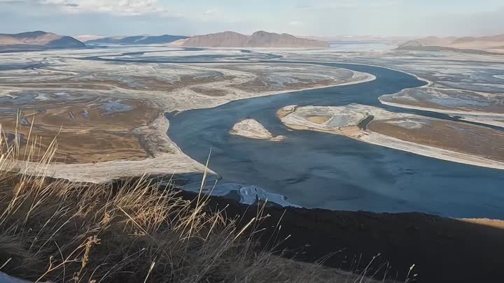 Таймлапс видео с горы Кюн Таг, Хакасия