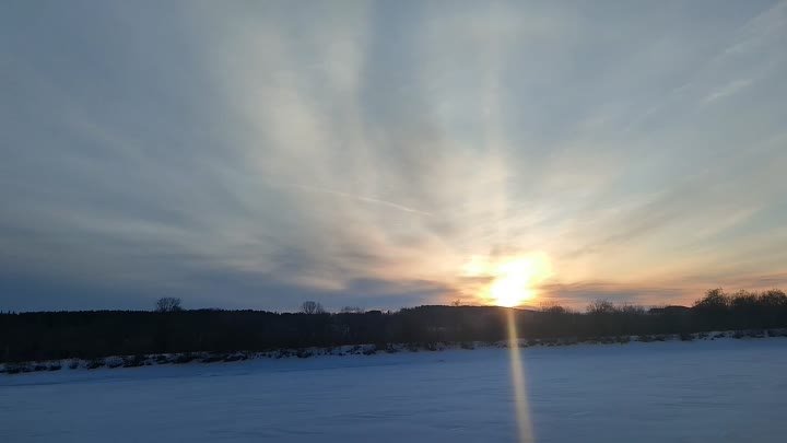 Рассвет на Сылве 26.03.2022