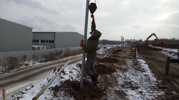 Как вставить шплинт в сваю....