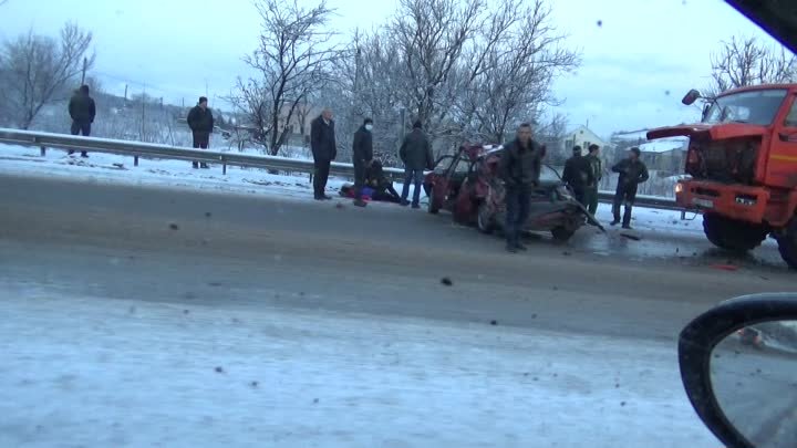 ДТП. Объездная Симферополя утро 28.12.2016г.