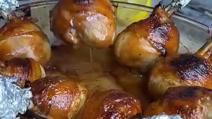 Куриные медовые ножки  готовим в духовке