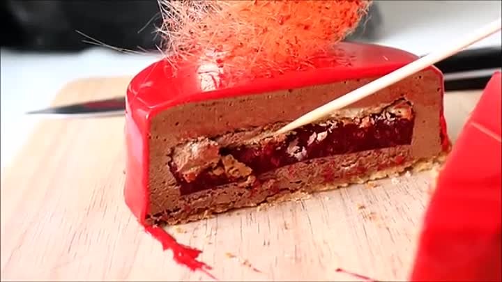 Шоколадный муссовый торт с зеркальной глазурью - Chocolate Mousse Ca ...