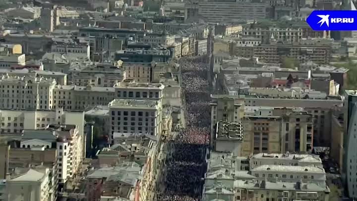 Бессмертный полк в Москве 2022