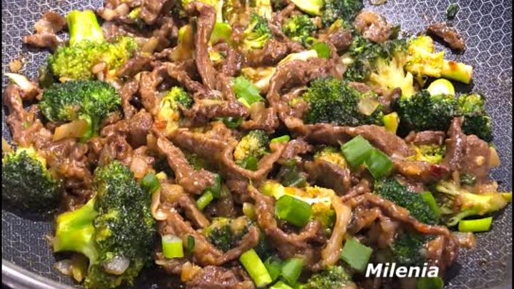 Отменное Мясо с Брокколи, Вкуснейший Быстрый Ужин за минуты.