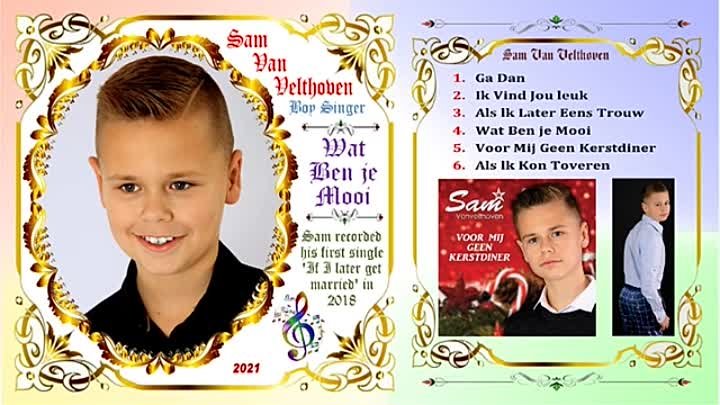 Sam Van Velthoven, boy singer, Wat Ben je Mooi, (You, Me and Us), 2021